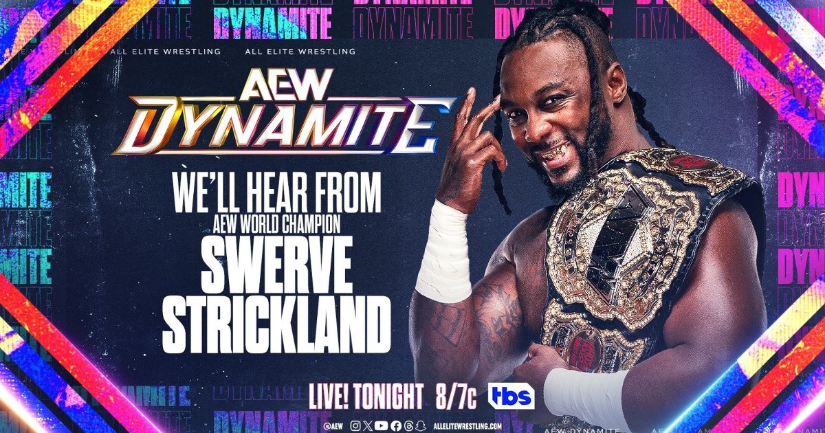 Swerve Strickland Segment Added To 6/12 AEW Dynamite