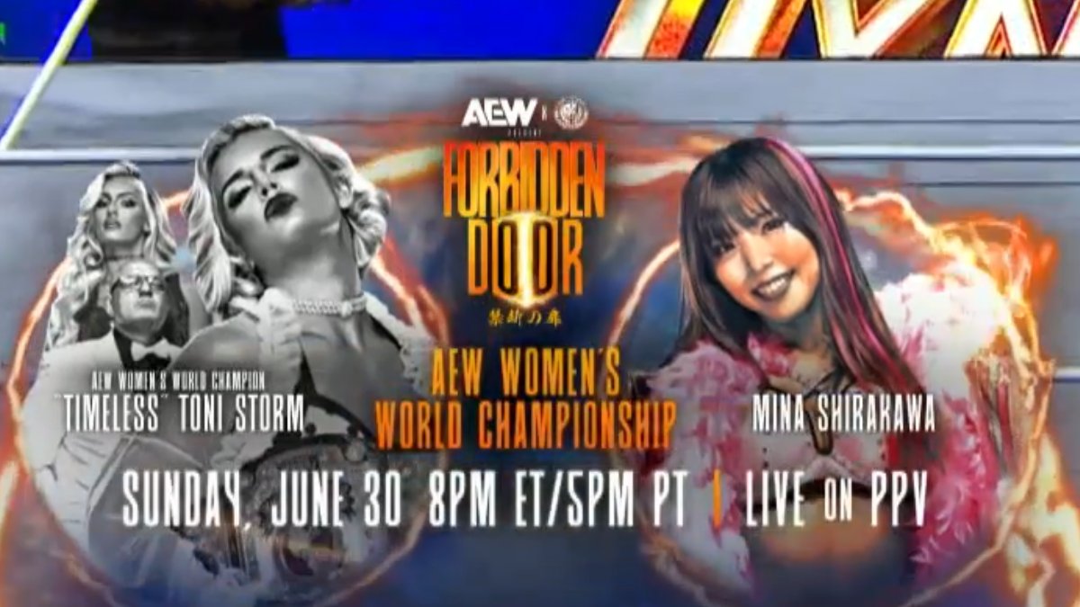 AEW Women's Title Match Set For AEW X NJPW Forbidden Door