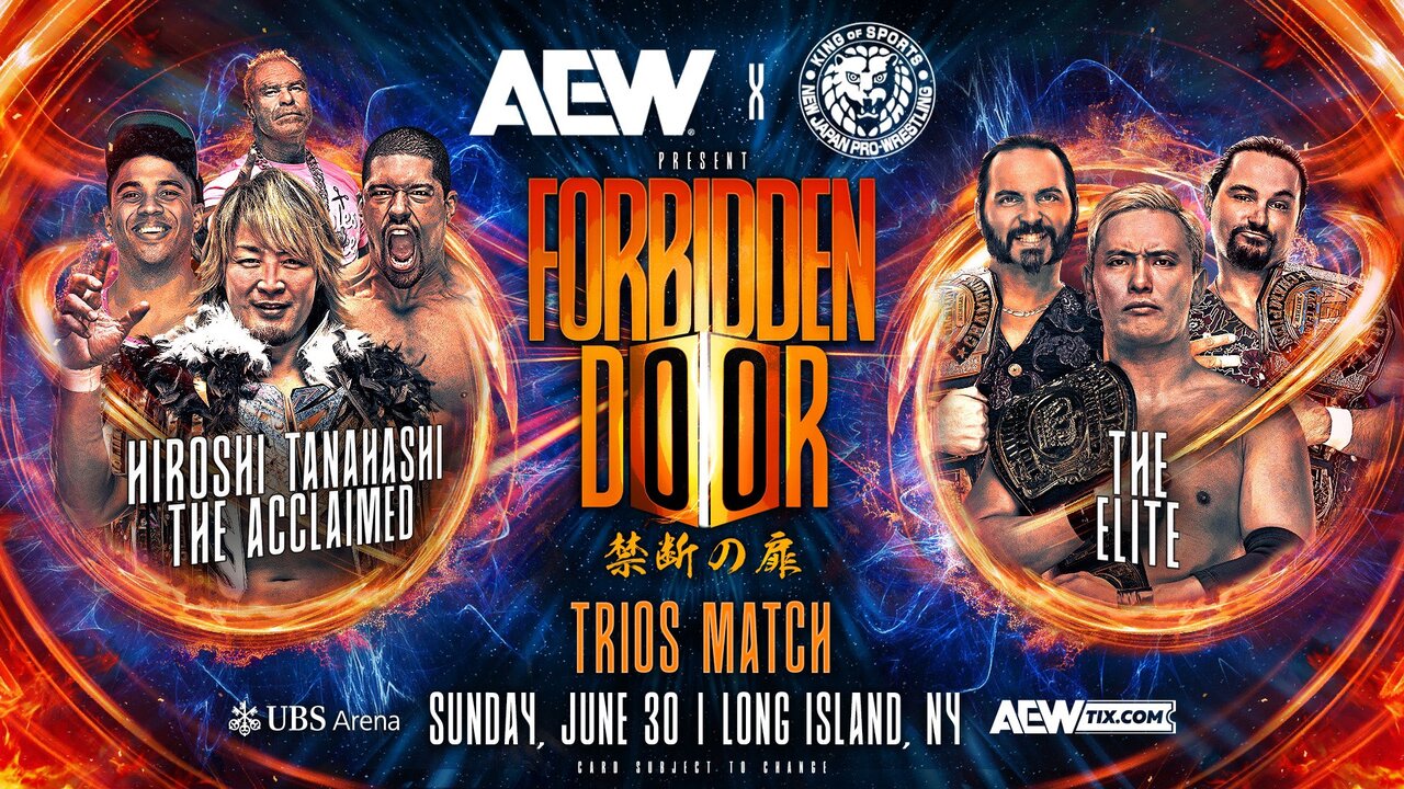 AEW x NJPW Forbidden Door Scissor Ace vs. The Elite Result