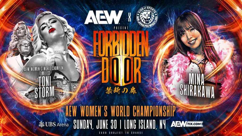 AEW x NJPW Forbidden Door Toni Storm Mina Shirakawa