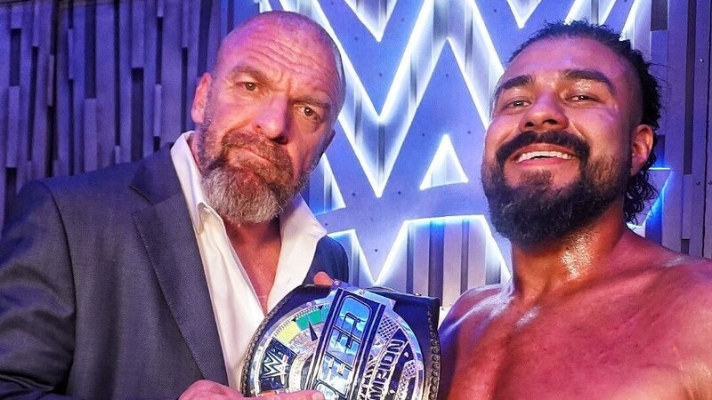 Andrade Triple H WWE