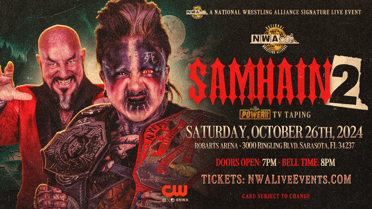 NWA Announces Date And Venue For NWA Samhain 2