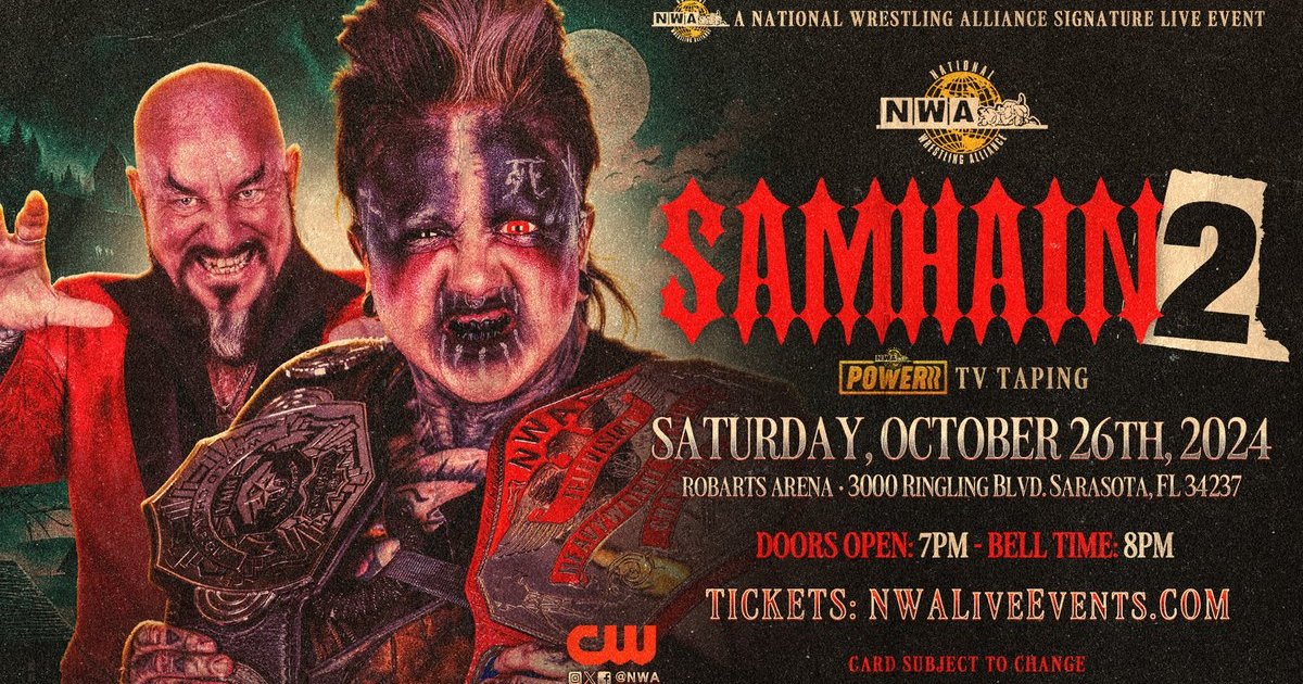 NWA Announces Date And Venue For NWA Samhain 2