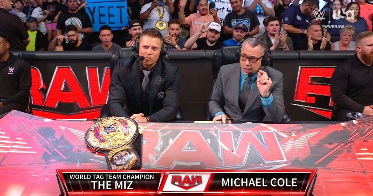 The Miz Fills In For Pat McAfee On 6/24 WWE RAW