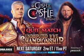 WWE Clash at the Castle Cody Rhodes AJ Styles