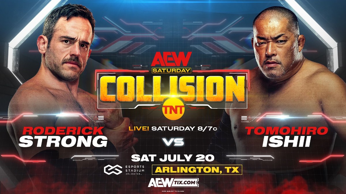 Roderick Strong vs. Tomohiro Ishii, More Added To AEW Collision