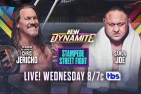 AEW Dynamite Samoa Joe Chris Jericho
