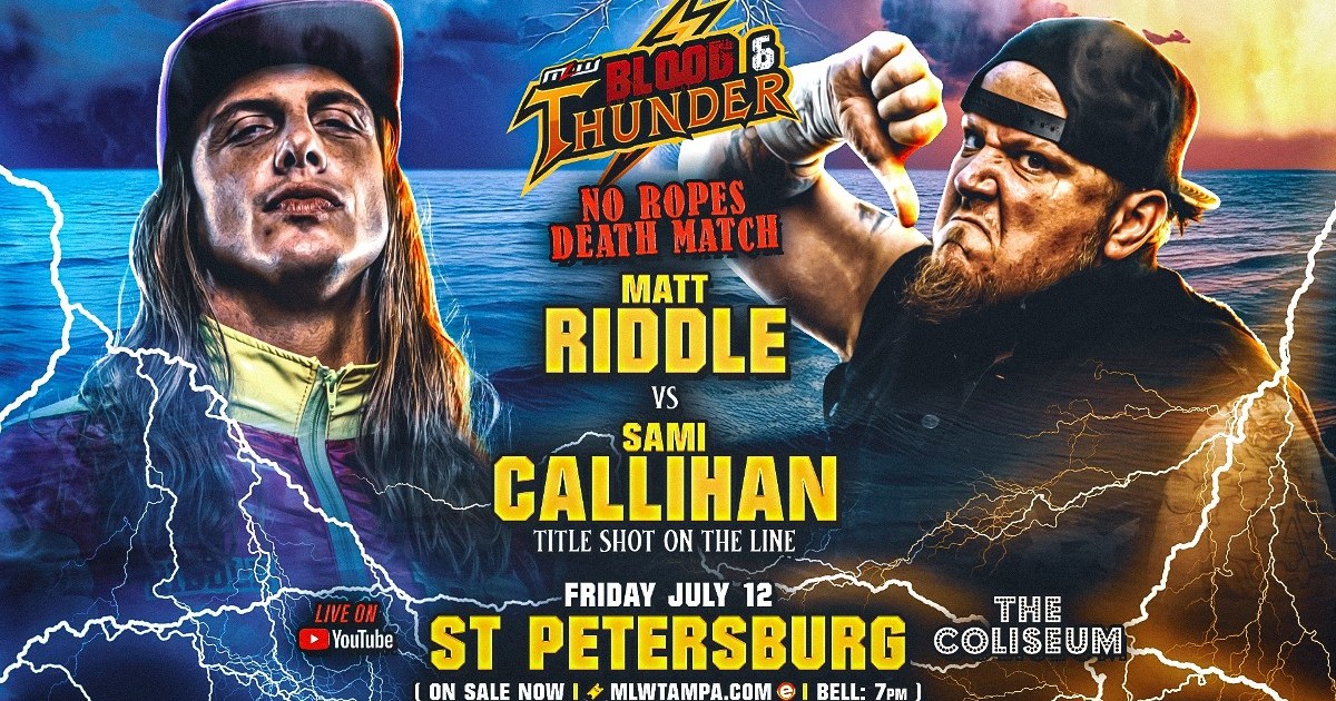 MLW Blood & Thunder ’24 Results (7/12): Matt Riddle vs. Sami Callihan, More