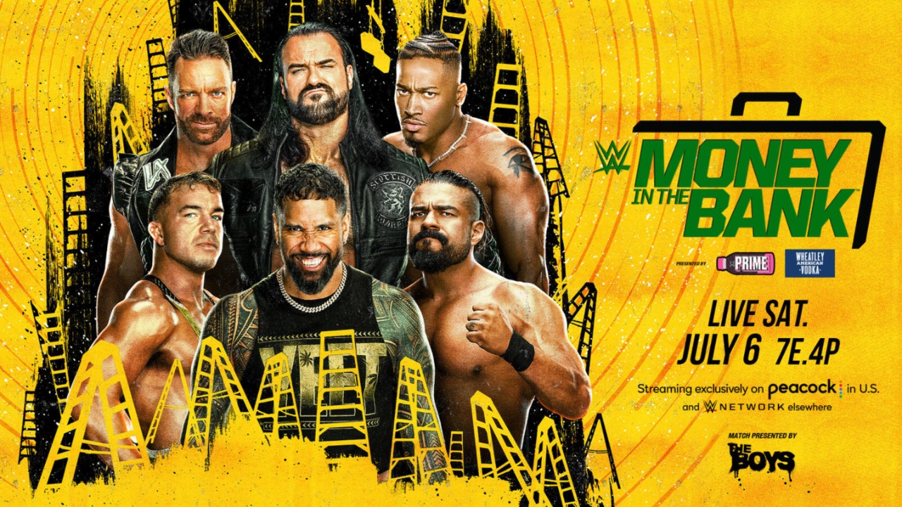 WWE Money In The Bank Men's Ladder Match Result