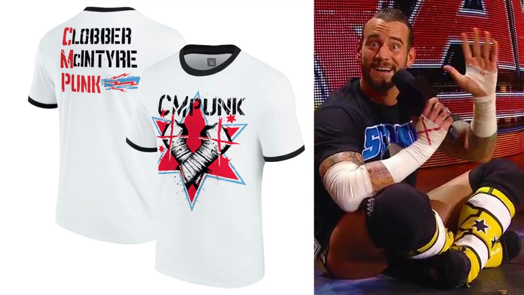 cm punk pipe bomb shirt drew mcintyre