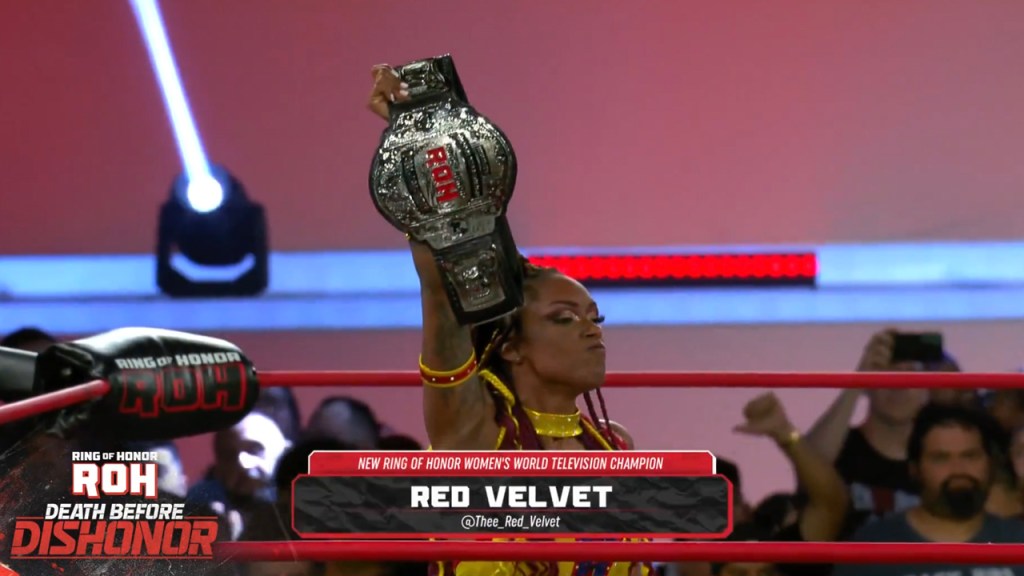 Red Velvet Wins ROH Women’s TV Championship At Death Before Dishonor