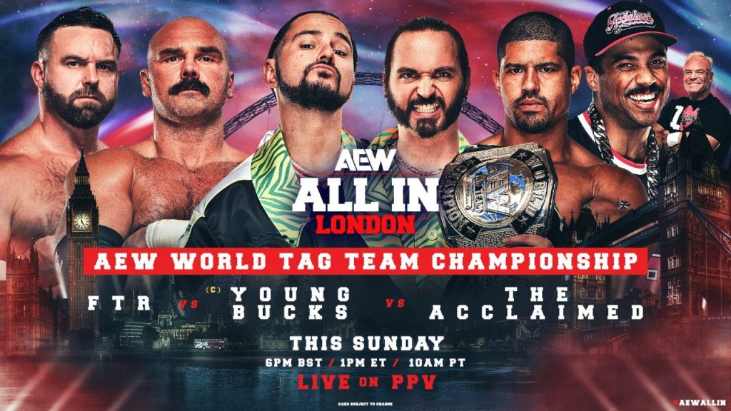 AEW All In FTR Young Bucks The Acclaimed