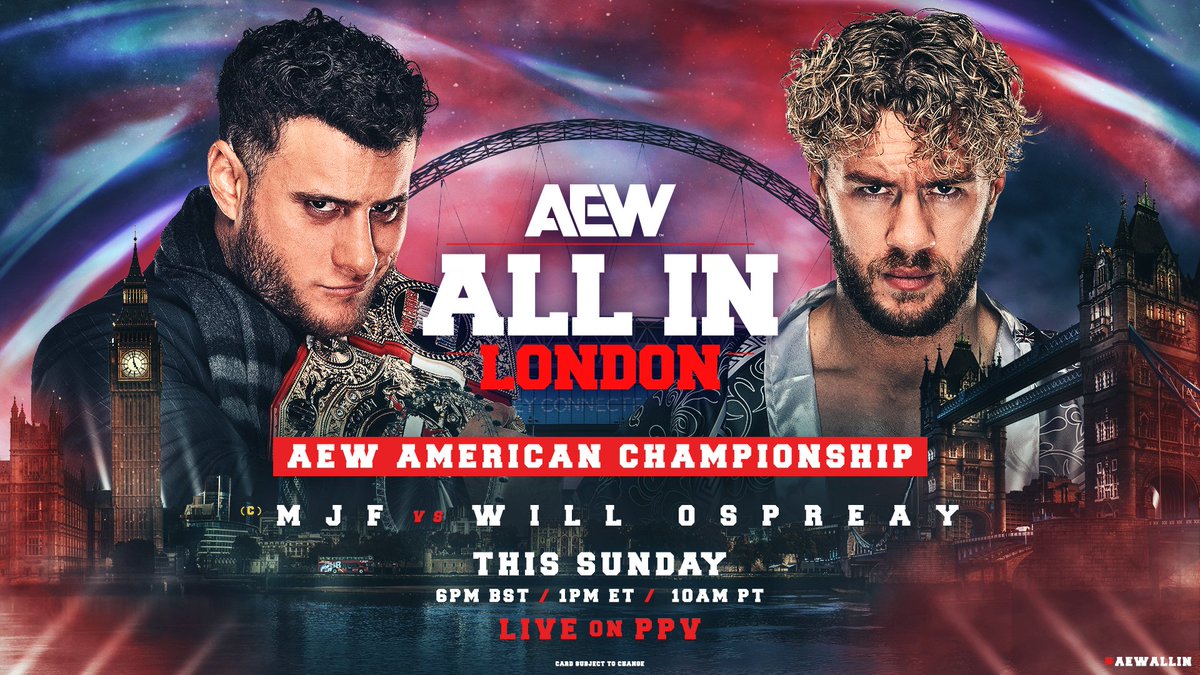 AEW All In MJF vs. Will Ospreay Result