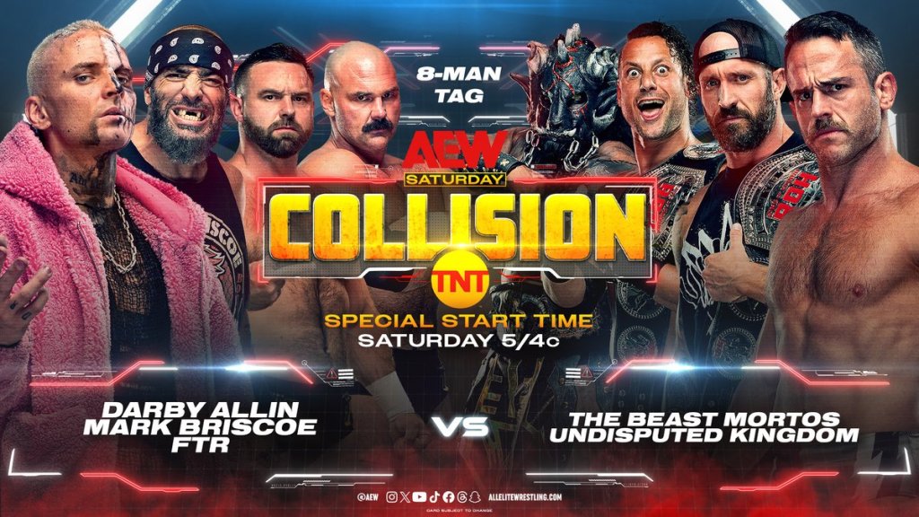 AEW Collision Eight Man Tag