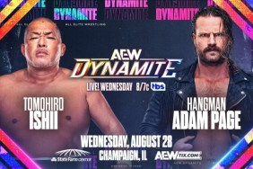 AEW Dynamite Adam Page Tomohiro Ishii