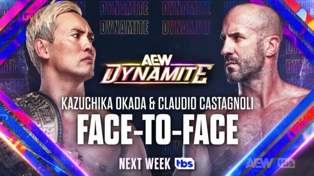 AEW Dynamite Kazuchika Okada Claudio Castagnoli