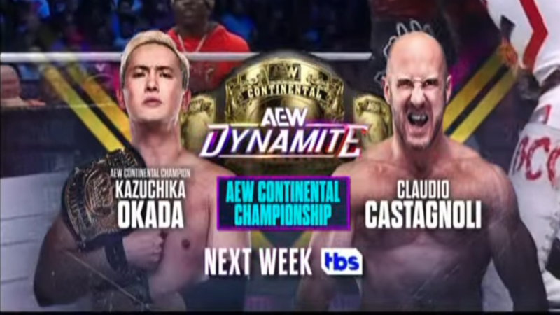 AEW Dynamite Kazuchika Okada Claudio Castagnoli