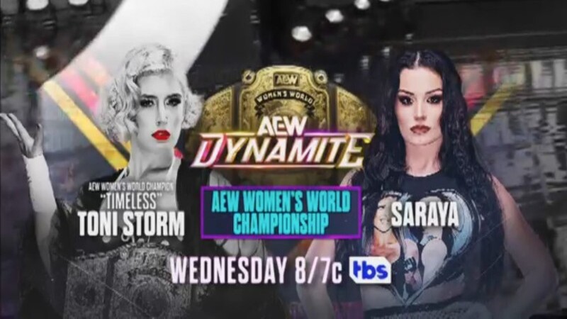 AEW Dynamite Toni Storm Saraya