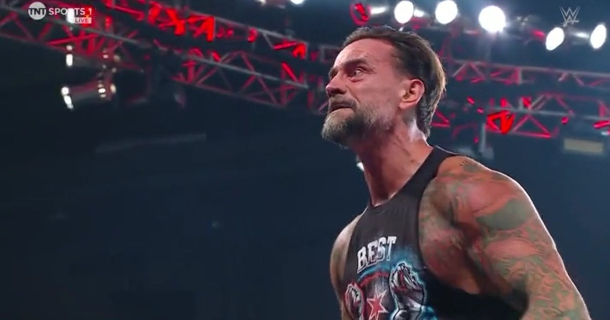 CM Punk Attacks Drew McIntyre From Behind, Whips Security Guards On WWE RAW