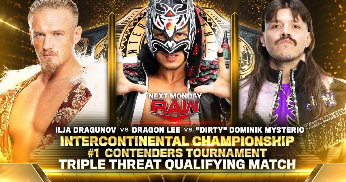 Intercontinental Title Number One Contender’s Tournament Matches Set For 9/2 WWE RAW