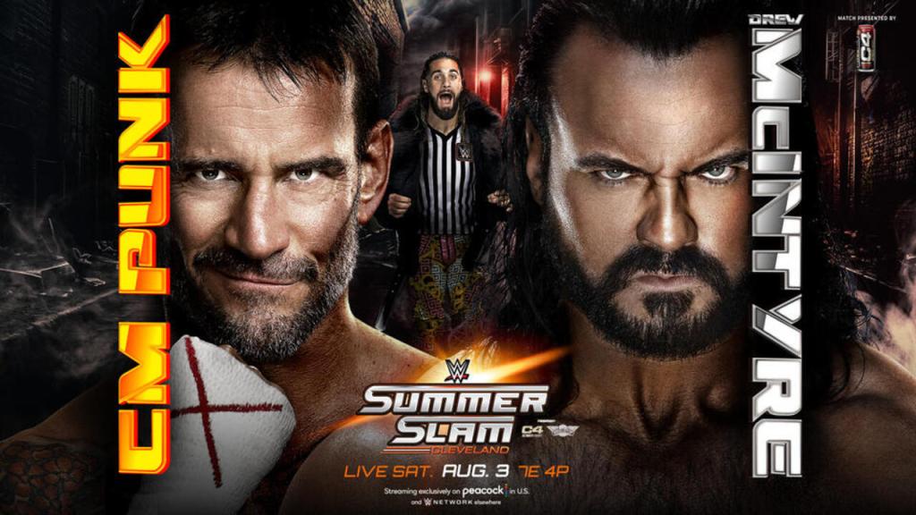 WWE SummerSlam CM Punk Drew McIntyre