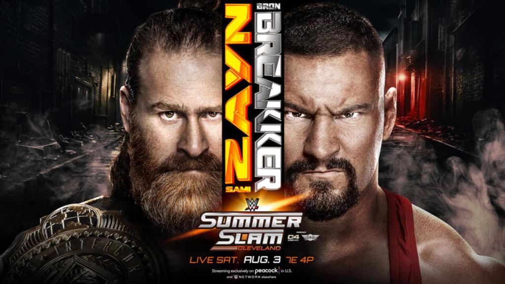 WWE SummerSlam Sami Zayn Bron Breakker