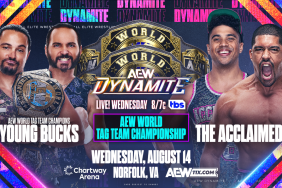 Two AEW Title Matches Set For 8/14 AEW Dynamite, Updated Card