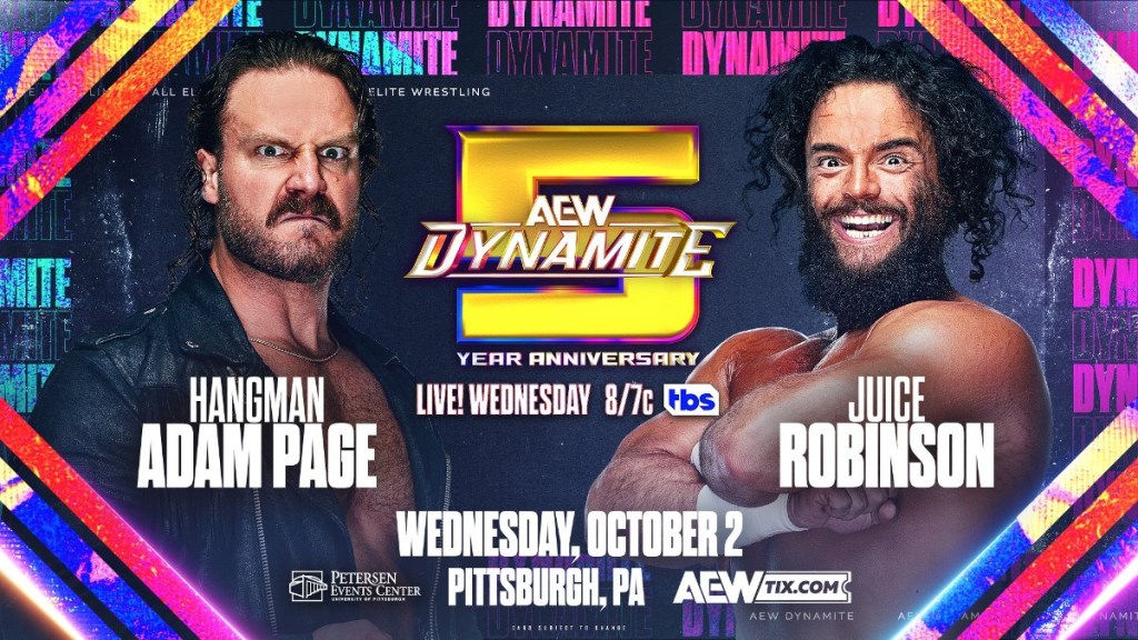 AEW Dynamite Hangman Adam Page Juice Robinson