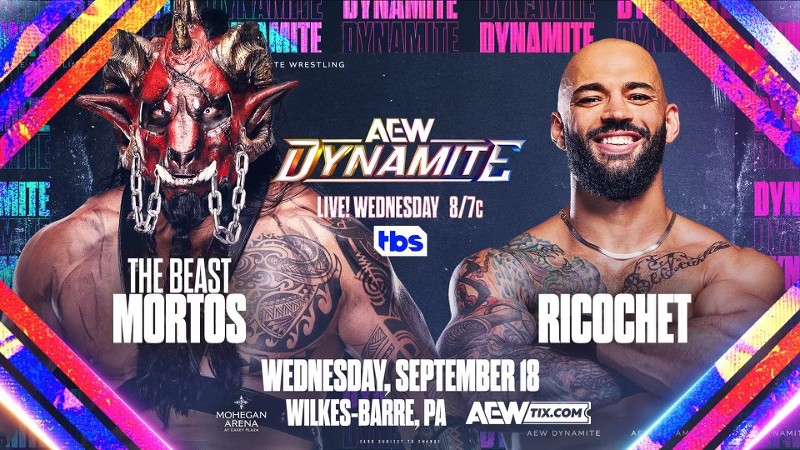 AEW Dynamite Ricochet The Beast Mortos