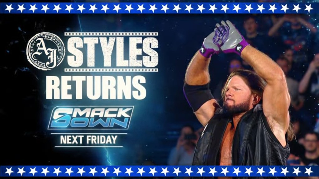 AJ Styles WWE SmackDown