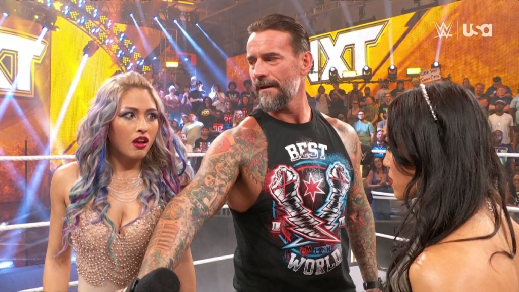 CM Punk Giulia Roxanne Perez WWE NXT