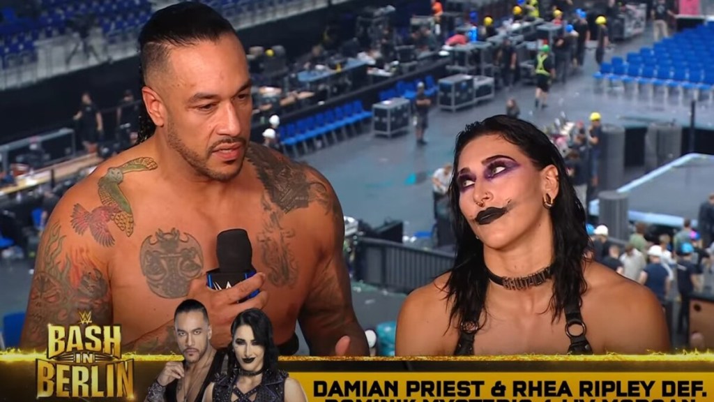 Damian Priest Rhea Ripley WWE Bash in Berlin