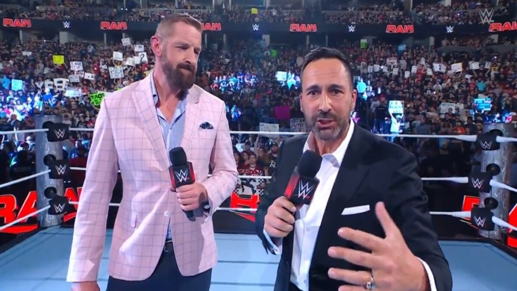 Joe Tessitore Joins WWE RAW Commentary Team On 9/2 WWE RAW