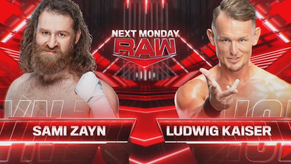 Sami Zayn Ludwig Kaiser WWE RAW