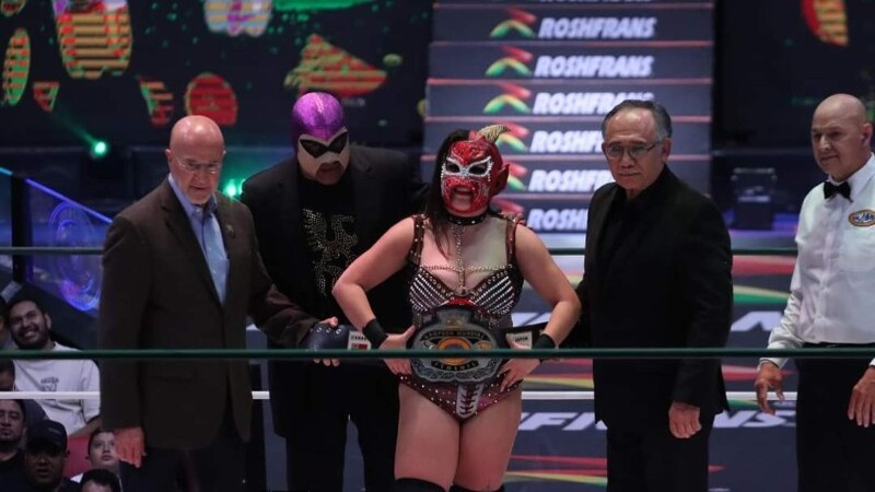 Zeuxis Beats Willow Nightingale, Wins CMLL Women’s Title At CMLL 91st Anniversary