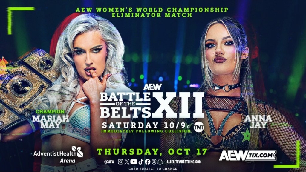 AEW Women’s World Title Eliminator Match Set For AEW Battle of The Belts XII