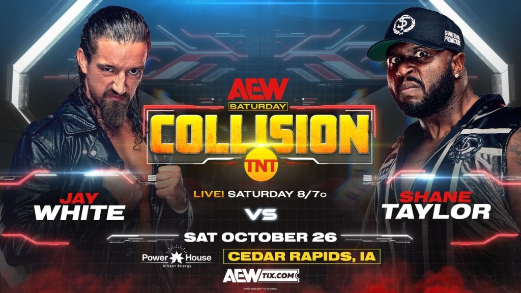 AEW Collision Jay White Shane Taylor