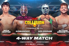 AEW Collision Nick Wayne Hologram