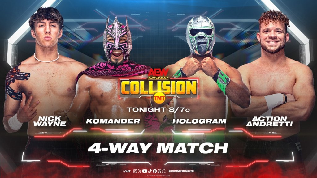 AEW Collision Nick Wayne Hologram