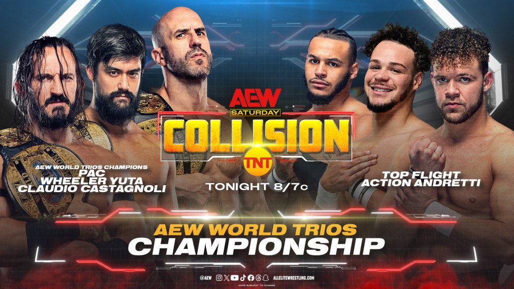 AEW Collision Blackpool Combat Club Top Flight Action Andretti