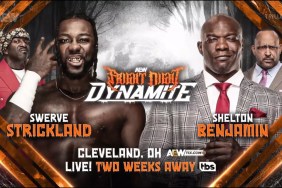 AEW Dynamite Swerve Strickland Shelton Benjamin