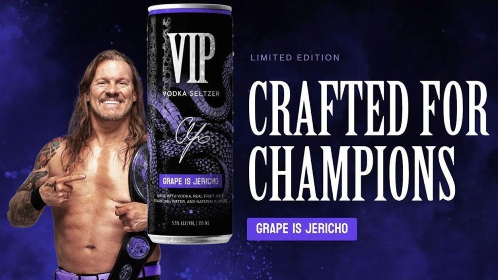 Chris Jericho VIP Vodka Seltzer