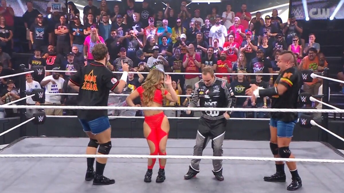 Cole Custer Helps Hank And Tank Win, Dances With Lola Vice On WWE NXT