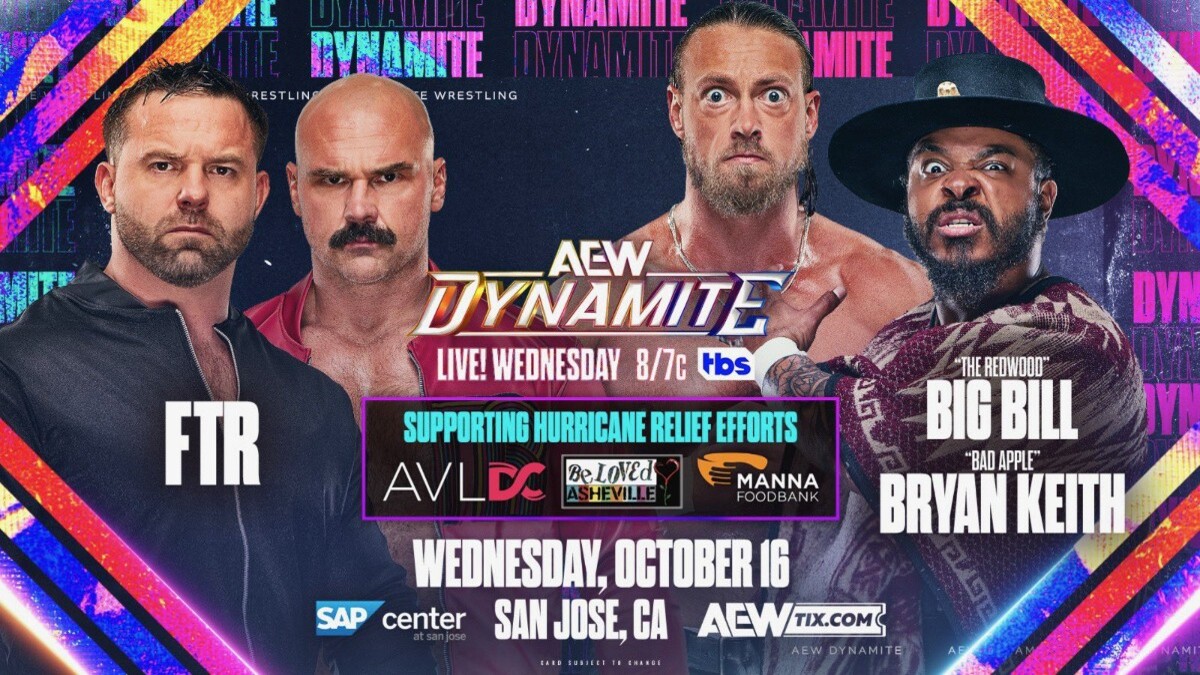 FTR Match On AEW Dynamite To Support Hurricane Relief Efforts