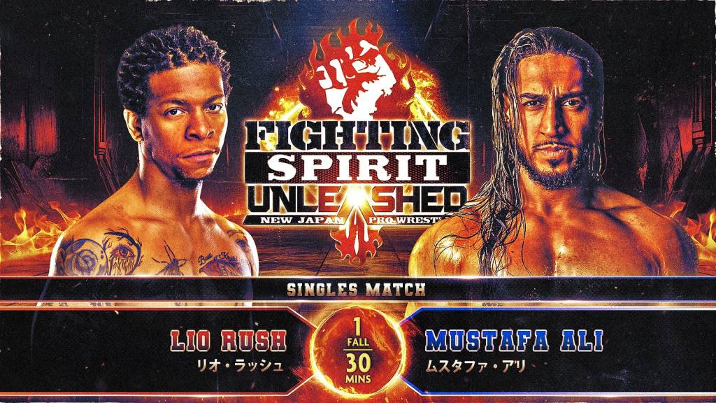 NJPW Fighting Spirit Unleashed Lio Rush Mustafa Ali