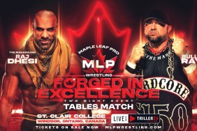 Maple Leaf Pro Wrestling Forged In Excellence Raj Dhesi Bully Ray