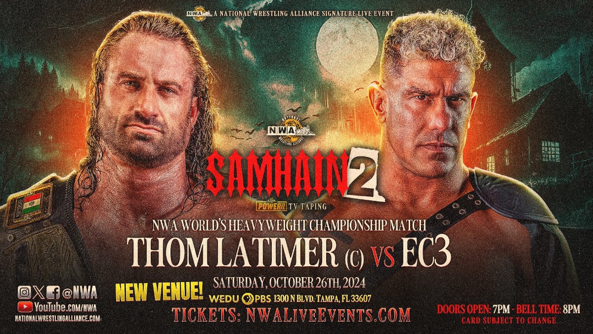 NWA World Title Match Set For NWA Samhain 2