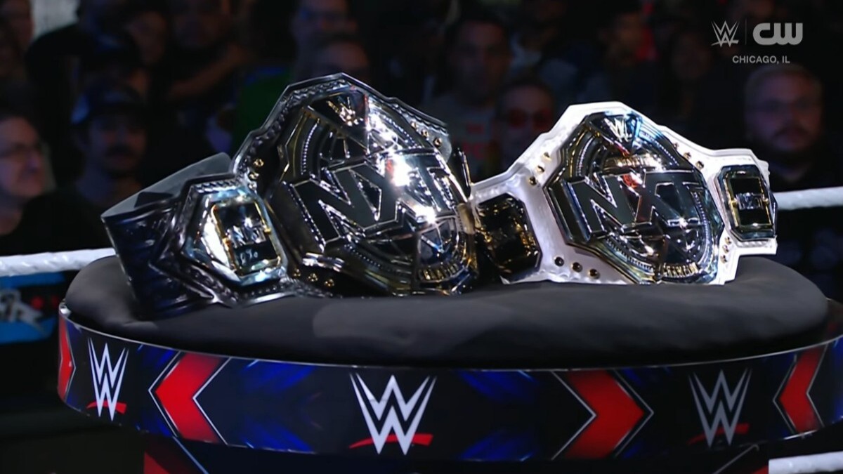 Shawn Michaels Unveils New Nxt Title Belts Triple H Appears On Wwe Nxt