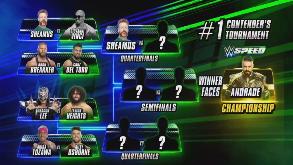 Sheamus Advances In WWE Speed Number One Contender’s Tournament