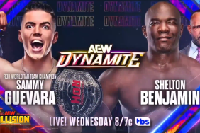 Sammy Guevara vs. Shelton Benjmain, More Added To 10/23 AEW Dynamite, Updated Card